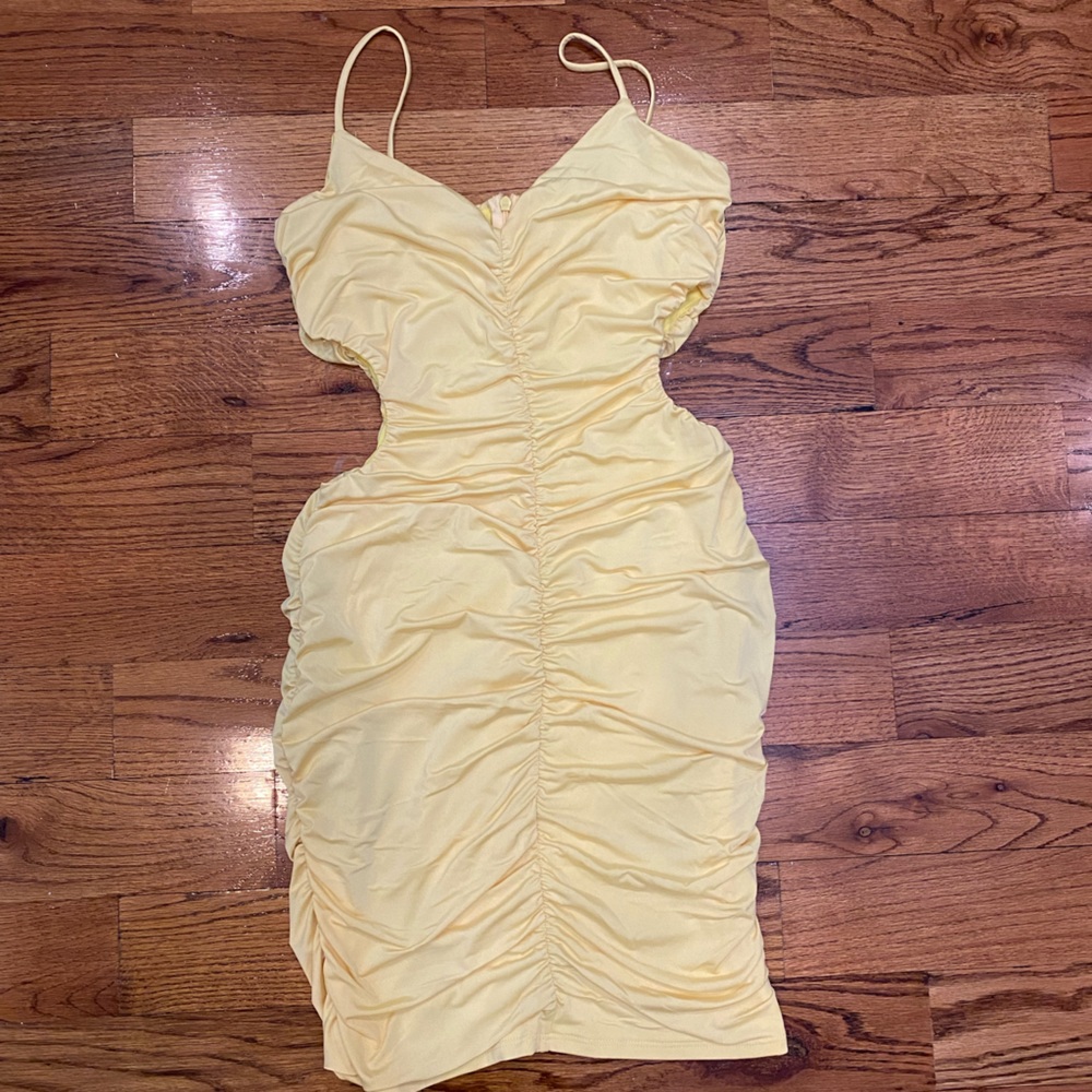 Fashion nova dress with cutout sides